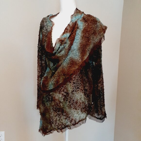 Johnnie Krush Convertible Cardigan/Top - Picture 2 of 14